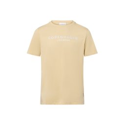 Lindbergh T-shirt męski Mężczyźni Bawełna beżowy, S
