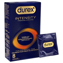 Durex Intensity - prezerwatywy cienkie bez lateksu - 8 sztuk