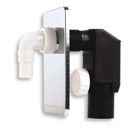 Novaservis - Ukryty syfon do pralki, chrom 460,0
