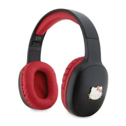 Hello Kitty HKBHA1BKHLMK Metal Logo Oval Shape Nauszne Bluetooth 5,3 Czarny