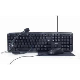 Gembird KBS-UO4-01 4w1 Czarny