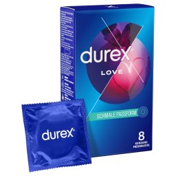 Durex Love - Prezerwatywy Slimfit (8 szt.)