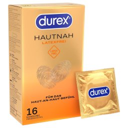 Durex Hautnah - prezerwatywy bez lateksu - 16 sztuk