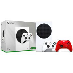 Xbox Series S 1TB Biały + Dodatkowy Pad Czerwony