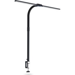 B2B Partner Lampa LED na biurko FILO, zacisk, USB, pilot zdalnego sterowania