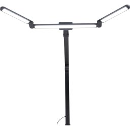 B2B Partner Lampa LED na biurko CLARIO, zacisk, pilot zdalnego sterowania