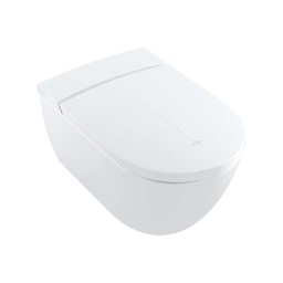 Villeroy & Boch ViClean - Bidet elektroniczny z ceramiką, bez kołnierza, CeramicPlus, SoftClosing, biel alpejska V0E200R1