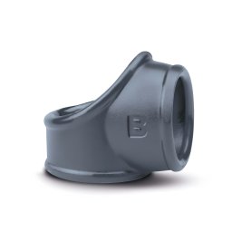 Boners - pierścień na penisa i mosznę - silikonowy - szary