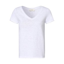 american vintage T-shirt damski Kobiety Dżersej biały, M
