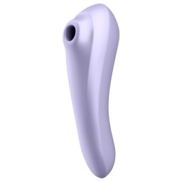 Satisfyer Dual Pleasure - sterowany aplikacją dwufunkcyjny wibrator z falami powietrza 2w1 (fioletowy)