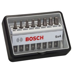 Bosch Akcesoria - 8-częściowy zestaw bitów T, długość 49 mm 2607002559