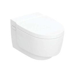 Geberit AquaClean - Bidet elektroniczny Mera Classic z ceramiką, wiszący, TurboFlush, SoftClosing, KeraTect, biały 146.200.11.1