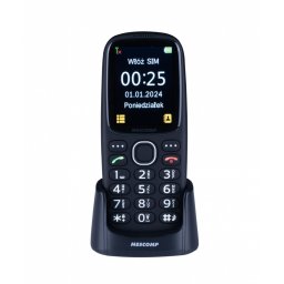Mesmed Telefon komórkowy dla seniorów Mescomp MT-166 Edgar Elegant 4GB
