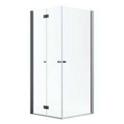 Radaway Nes Black KDD B / KDD I kabina 100x90cm lewa czarny mat/przejrzyste 10024100-54-01L/10015090-54-01R