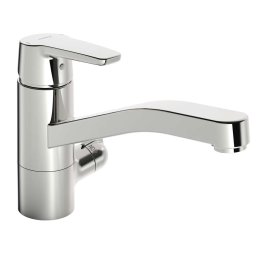 Hansa Polo - Bateria zlewozmywakowa z zaworem odcinającym, chrom 52662293