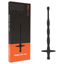 Men's Play - silikonowy dilator (czarny)