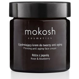 Mokosh Facial Cream Anti-aging Rose & Bluberry ujÄdrniajacy krem do twarzy anti-aging RĂłĹźa z JagodÄ 60ml
