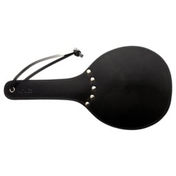 Rouge - packa do klapsów z prawdziwej skóry - dwustronna - czerwona