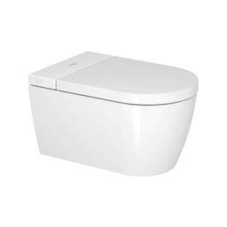 Duravit SensoWash Starck - Bidet elektroniczny z ceramiką, bez kołnierza, SoftClose, DuraShield, biel alpejska 650001012004310