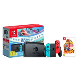Nintendo Switch Joy-Con v2 Czerwono-niebieski Sports Set + Nintendo Online 365dni + Super Mario RPG