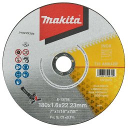 Makita Akcesoria - Tarcza tnąca do stali nierdzewnej, 180x22,23 mm E-13758