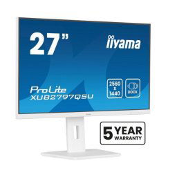 IIYAMA Monitor 27 cali XUB2797QSU-W2,IPS,HDMI,DP,100Hz,QHD,300cd,(5y)