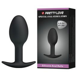 Pretty Love - czarny korek analny