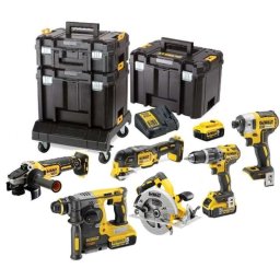DeWALT Narzędzia - 13-częściowy zestaw narzędzi akumulatorowych, akumulatorów i ładowarki DCK685P3T