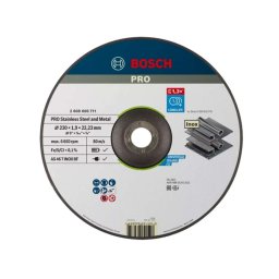 Bosch Akcesoria - Tarcza tnąca do stali nierdzewnej 230x22,23 mm 2608600711