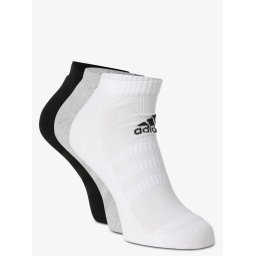 adidas Performance Skarpety pakowane po 3 szt. Mężczyźni drobna dzianina szary|czarny|biały|wielokolorowy, M