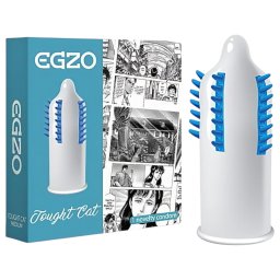 Egzo Tough Cat - prezerwatywa z wypustkami i włoskami - 1 sztuka