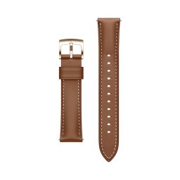 Pasek HUAWEI EasyFit 3 (22 mm) - Brązowy skórzany