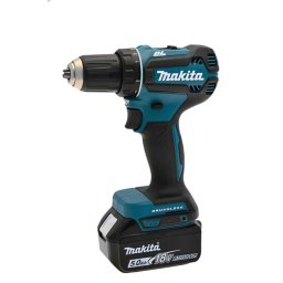 Makita - AKU wiertarko-wkrętarka 18V, 2x akumulator 5,0 Ah, ładowarka DDF485RTJ