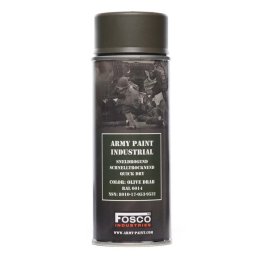 Farba maskująca wojskowa spray FOSCO RAL 6014 400 ml Olive Drab