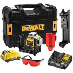 DeWALT Akcesoria - Akumulatorowy laser krzyżowy 10,8 V, zasięg 50 m, 1x akumulator 2,0 Ah XR, ładowarka DCE089D1R