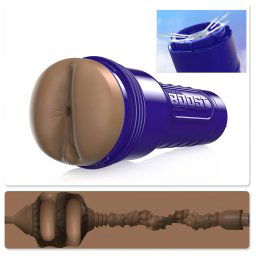 Fleshlight Boost Blast - realistyczny masturbator pupy (brązowy)