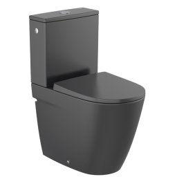 Roca Ona Rimless Wc kompakt Czarny Mat A342688080/A341680080/A801E22081