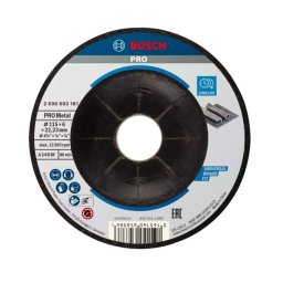 Bosch Akcesoria - Tarcza szlifierska do metalu 115x22,23 mm 2608603181