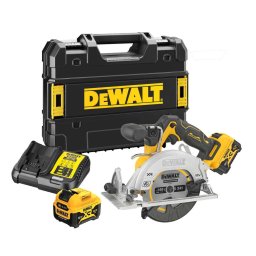DeWALT - AKU piła tarczowa 12V 140 mm, 2 akumulatory 5,0 Ah XR, ładowarka DCS512P2