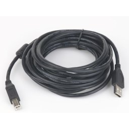 Gembird Kabel USB 2.0 typu AB AM-BM 1.8m FERRYT czarny