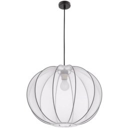 Candellux Mellow Lampa Wisząca Czarny 1x40w E27 Abażur 52 Biały Kula 31-41951