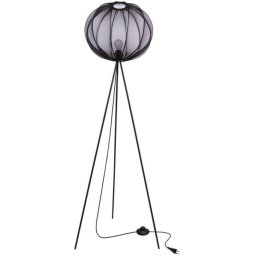 Candellux Mellow Lampa Podłogowa Czarny 1x40w E27 Abażur 52 Czarny Kula 51-41944