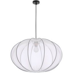Candellux Mellow Lampa Wisząca Czarny 1x40w E27 Abażur 60 Biały Kula 31-41975