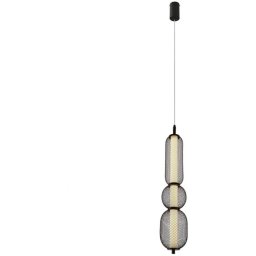 Candellux Lampa Wisząca Druciana Puma Z Podłużnym Kloszem 14 X 71 Cm – Designerskie Oświetlenie Salonu Led 3000k