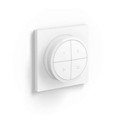 Philips Hue - Inteligentny przełącznik oświetlenia, ze ściemniaczem, obrotowy, biały 929003500101
