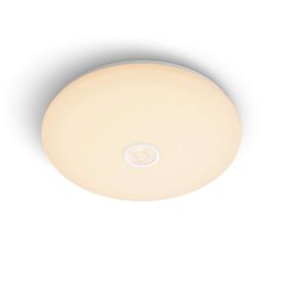 Philips Oświetlenie - Lampa sufitowa LED, średnica 32 cm, 2700 K, 16 W, z czujnikiem, biały 929003195801