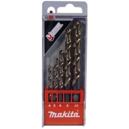Makita Akcesoria - 5-częściowy zestaw wierteł do metalu D-30508