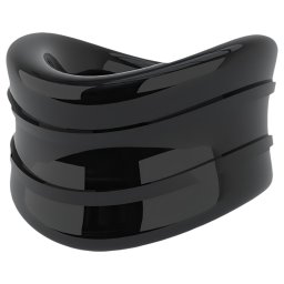 Stay Hard Beef - pierścień na jądra - mocny - silikonowy czarny