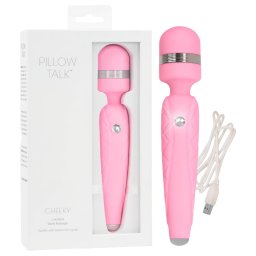 Pillow Talk Cheeky Wand - wibrator masujący akumulatorowy (różowy)