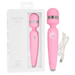 Pillow Talk Cheeky Wand - wibrator masujący na akumulator (różowy)